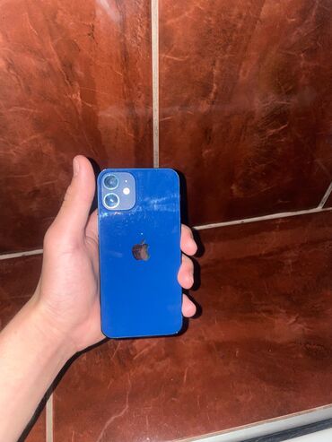 iphone 12 цена бишкек: IPhone 12 mini, Б/у, 64 ГБ, Синий, Зарядное устройство, Защитное стекло, Чехол, 72 %