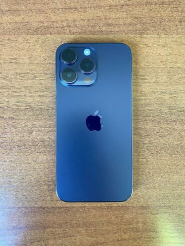 Apple iPhone: IPhone 14 Pro, 128 GB, Blue Titanium, Zəmanət, Simsiz şarj, Face ID