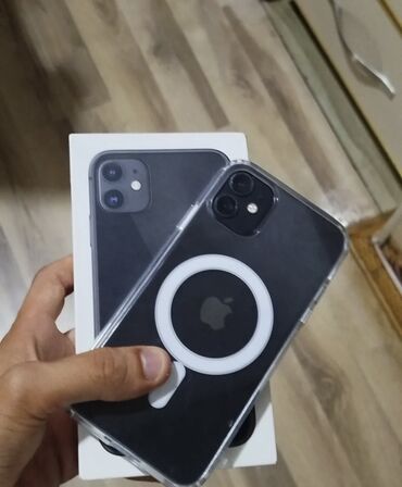 Apple iPhone: IPhone 11, 64 GB, Black Titanium, Zəmanət, Barmaq izi, Sənədlərlə
