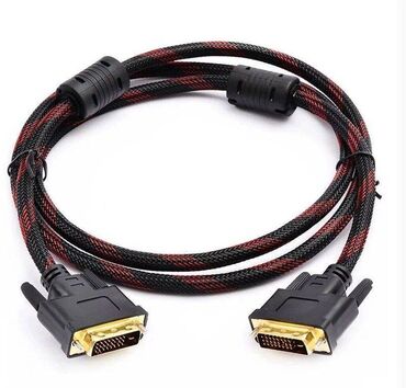 dvi кабель цена: ШНУРЫ КАБЕЛЬ в оплетке dvi-d 1,50м 350сом 5м 1200сом DP DispleyPort
