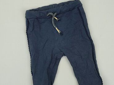 legginsy brązowe dziecięce: Sweatpants, Coccodrillo, 6-9 months, condition - Very good