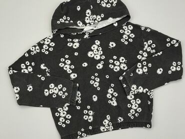 bluzka w kwiaty: Sweatshirt, H&M, 12 years, 146-152 cm, condition - Very good