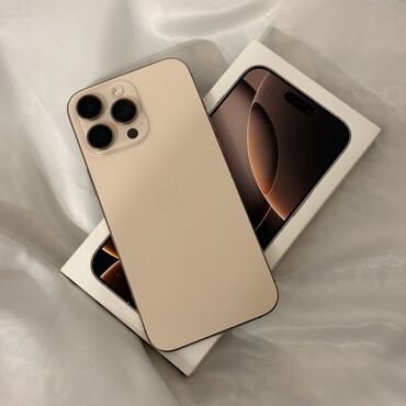бу фотоаппараты: IPhone 16 Pro Max, 256 ГБ, Desert Titanium, Face ID
