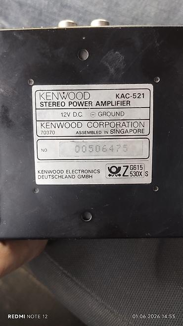 pro 2: KENWOOD KAC-521 avtomobil gücləndiricisi - Model: Kenwood KAC-521 — 2