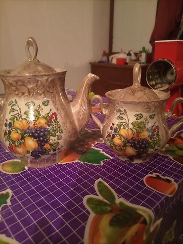 caydanlar: Çay dəsti, rəng - Qəhvəyi, Keramika — 5