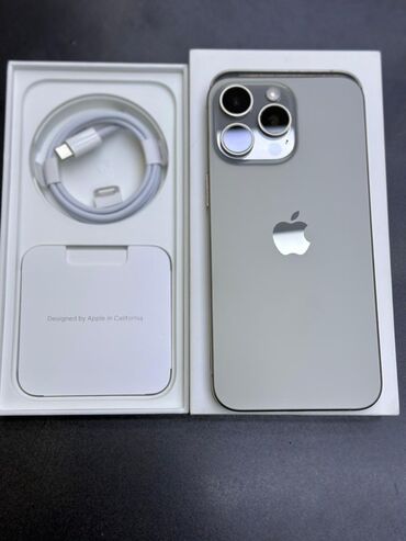 айфон 15 про 256 гб цена бишкек: IPhone 15 Pro, Колдонулган, 256 ГБ, Natural Titanium, Куту, 85 %