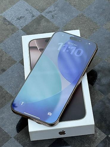 IPhone 15 Pro Max, Б/у, 256 ГБ, Natural Titanium, Коробка, 91 % at lalafo.kg IPhone 15 Pro Max, Б/у, 256 ГБ, Natural Titanium, Коробка, 91 %