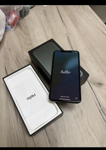 Apple iPhone: IPhone 11 Pro Max, Matte Midnight Green, Zəmanət, Simsiz şarj, Sənədlərlə — 10
