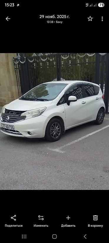 nissan note 2014: Nissan Note: 1.2 l | 2013 il Hetçbek — 5