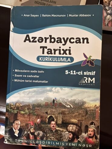 5 ci sinif azerbaycan tarixi metodik vesait pdf 2024: 5-11-ci siniflər üçün "Azərbaycan Tarixi kurikulumla" dərsliyi. Kitab