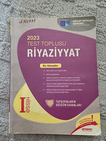 informatika 2025 toplu pdf: Riyaziyyat 11-ci sinif, 2023 il, Ünvandan götürmə — 2