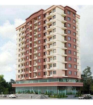 бина аз дома: 2 комнаты, Новостройка, 70 м²