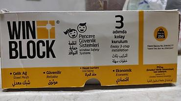 Pəncərələr: WINBLOCK Pəncərə Təhlükəsizlik Sistemi – polad tor üçün bərkidici dəst — 1