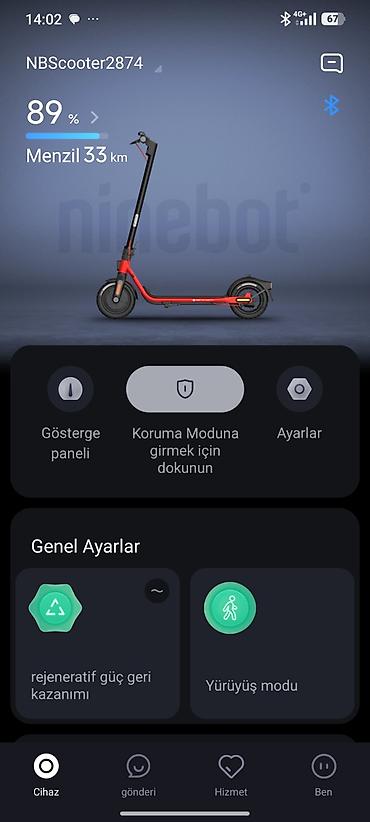 elektrik skutur: İşlənmiş Elektrik samokat 10", 501 - 750 Vt, 16 - 25 km/s, Rayonlara çatdırılma, Ünvandan götürmə, Ödənişli çatdırılma — 3