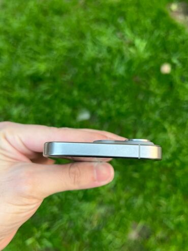 Apple iPhone: IPhone 15 Pro, 128 GB, Natural Titanium, Face ID, Sənədlərlə — 6