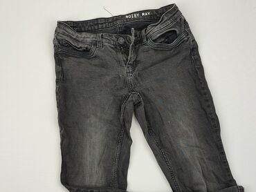 czarne spódnice jeansowe z przetarciami: Jeansy, M, stan - Dobry