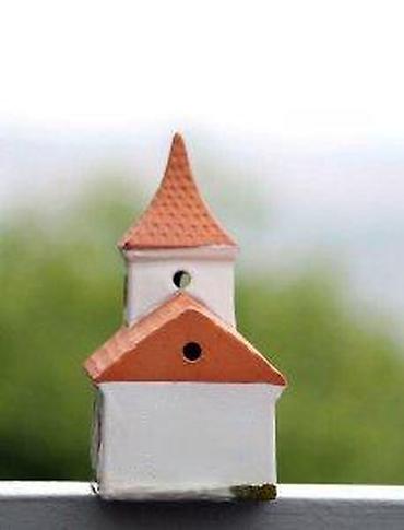 Figure: CHURCH vintage England Ceramic. Ručno slikano. Prelepa stara engeska — 9