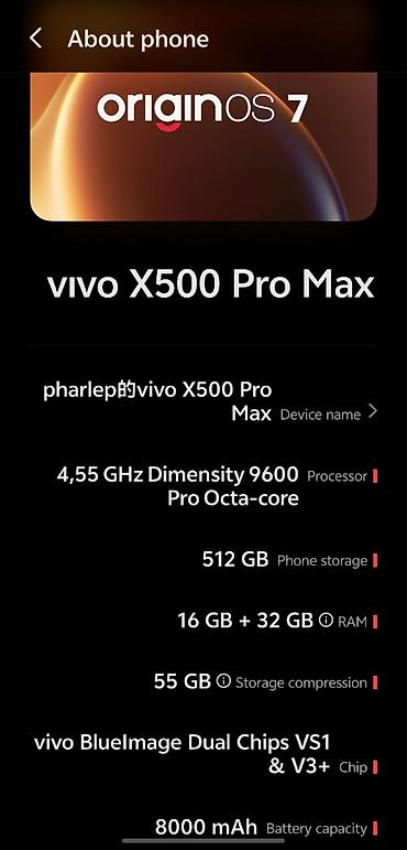max: Vivo 512 GB, rəng - Gümüşü — 6