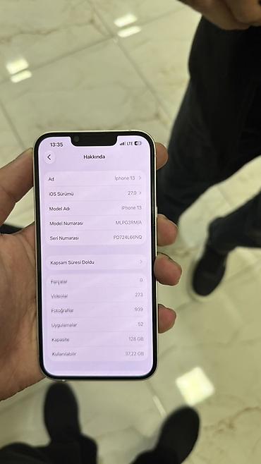 apple iphone 5c: 128 GB, Gümüşü, Face ID — 5