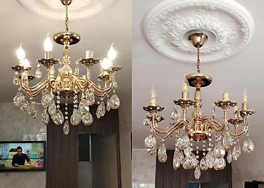 əkizlər ucun: Çılçıraq, 8 lampa, Metal — 1