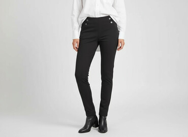 spodnie materiałowe z wysokim stanem: Beloved, Material trousers for women, size M
