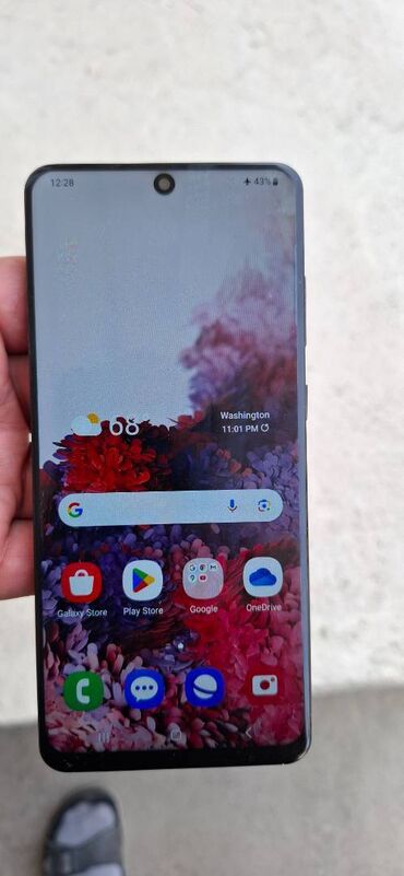 продать макбук: Samsung Galaxy S20 Plus, Колдонулган, 128 ГБ, түсү - Кара, 1 SIM, eSIM