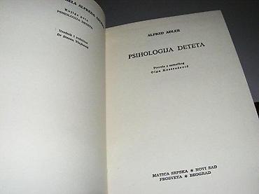 boss torbe: Alfred AdlerOdabrana delakomplet 1-6Matica srpska, Novi Sad i — 6