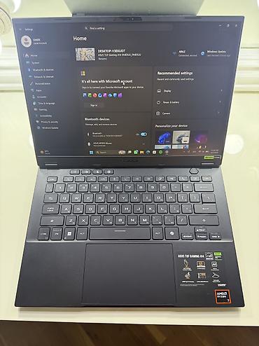 Masaüstü kompüterlər və iş stansiyaları: Asus tuf gaming a14 512 gb ssd əla vəziyyətdədir heç bir problemi — 9
