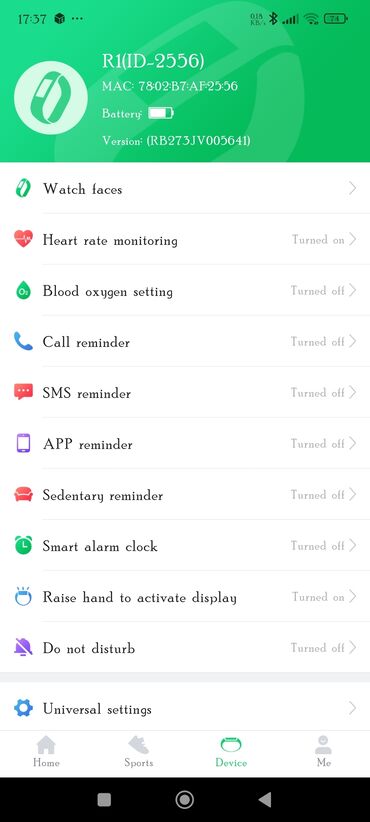 Smart saatlar: İşlənmiş, Smart saat, Blackview, Sensor ekran, rəng - Qara — 12
