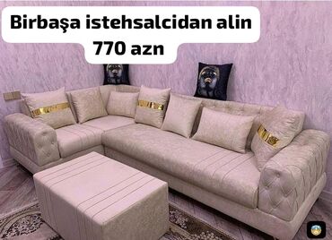 Masa və oturacaq dəstləri: Künc divan, Yeni, Açılan, Bazalı, Pulsuz çatdırılma