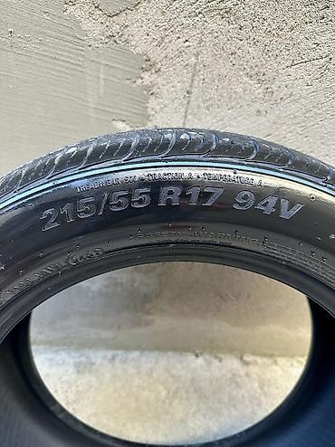 minus disk: İşlənmiş Şin Kumho 215 / 55 / R 17 — 2