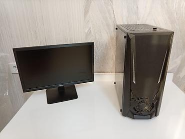 klassik telefon: Komplekt masaüstü kompüter + monitor Komponentlər: - Videokart: ASUS — 6