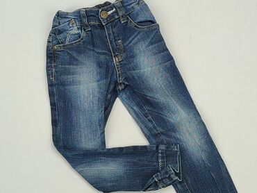 bershka spodnie jeansy szerokie: Spodnie jeansowe, 2-3 lat, 92/98, stan - Dobry