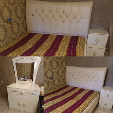 Divan və kreslo dəstləri: Yataq dəsti satılır 150₼. Yaxşı vəziyyətdədir. Matrası var.Ünvan