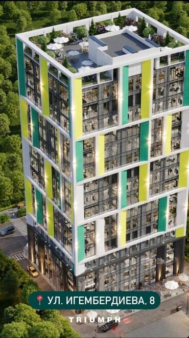 Офисы: Продаю Офис 49 м², Без ремонта, Бизнес центр, 12 этаж