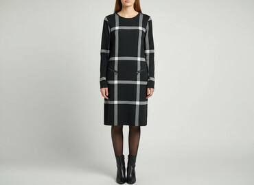 zara sukienka w geometryczne wzory: Women`s dress, size L