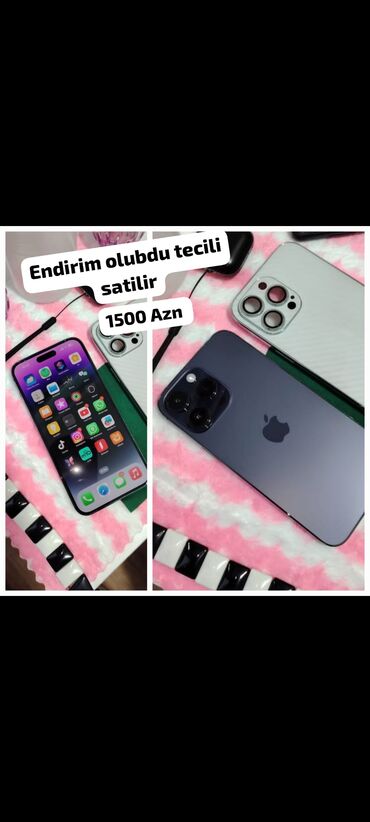 satılıq telefonlar: IPhone 14 Pro Max