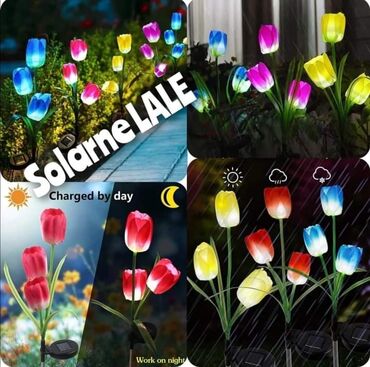 Rasveta: Solarne lale Solarno drvce Silarni ljiljan Solarne ruze Cena za 2kom — 16