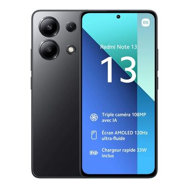 оперативная память ddr3 1333: Redmi, Redmi Note 13, Б/у, 256 ГБ, цвет - Черный, 2 SIM