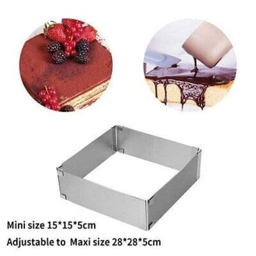 metalac nozevi cena: Podesivi četvrtasti i okrugli kalup za torte i kola 🛍️ AKCIJA