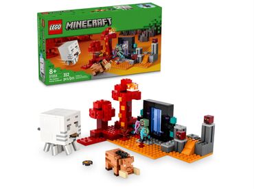 домик кукольный: Продаю конструктор LEGO "Minecraft The Nether Portal Ambush" 🔥 LEGO