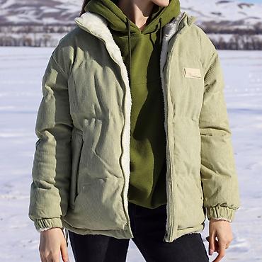 Пуховики и зимние куртки: Пуховик, Короткая модель, С мехом, Двусторонняя модель, Оверсайз, Все размеры — 4