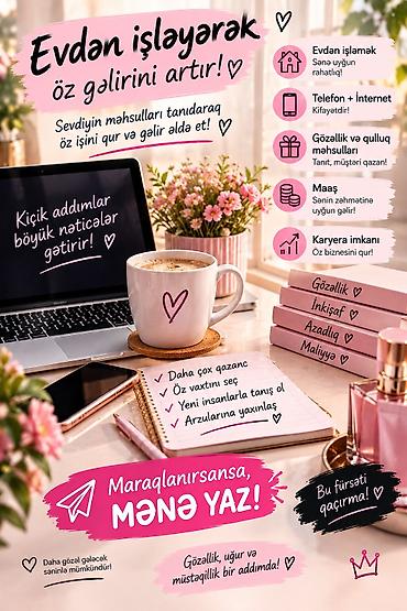 Gözəllik Salonları: Promouter, Qadın, Təcrübəsiz — 1
