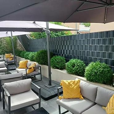 Proizvodi od rolovanog metala, metalni kanali: Panelne ograde 2d 868 mm cink + pvc. Panelne ograde Fence system doo — 8