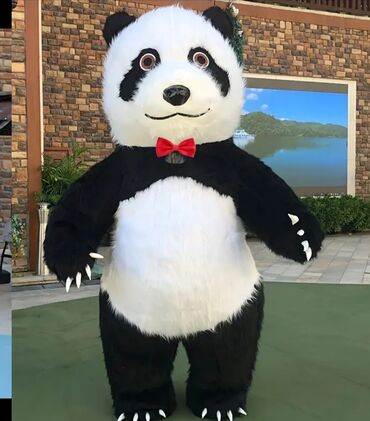 biznes avadanlıqları: 🐼Böyük Panda Kuklası! Bu sevimli və böyük panda oyuncağı uşaqlarınız