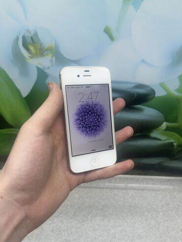 Apple iPhone: IPhone 4S, < 16 ГБ, Белый, Кабель, 100 %