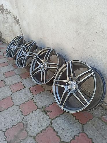 треснут: Литые Диски R 18 Advan Racing, Комплект, отверстий - 5, Б/у — 2