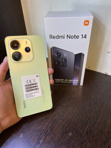 оперативная память для ноутбука 8 гб ddr3: Redmi, Redmi Note 14, Новый, 128 ГБ, цвет - Желтый