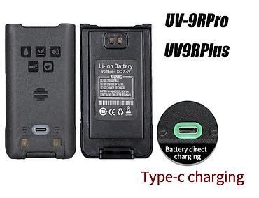 галактика: Сменный аккумулятор, батарейка для раций Baofeng UV‑9R серии — 5