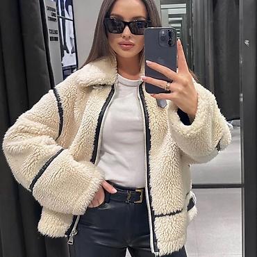 эко мех: Дубленка, Авиатор, Короткая модель, L, XL — 3